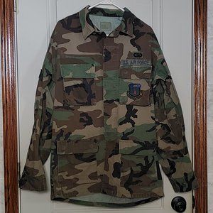 Men's U.S. Air Force Woodland Camo Med Jacket